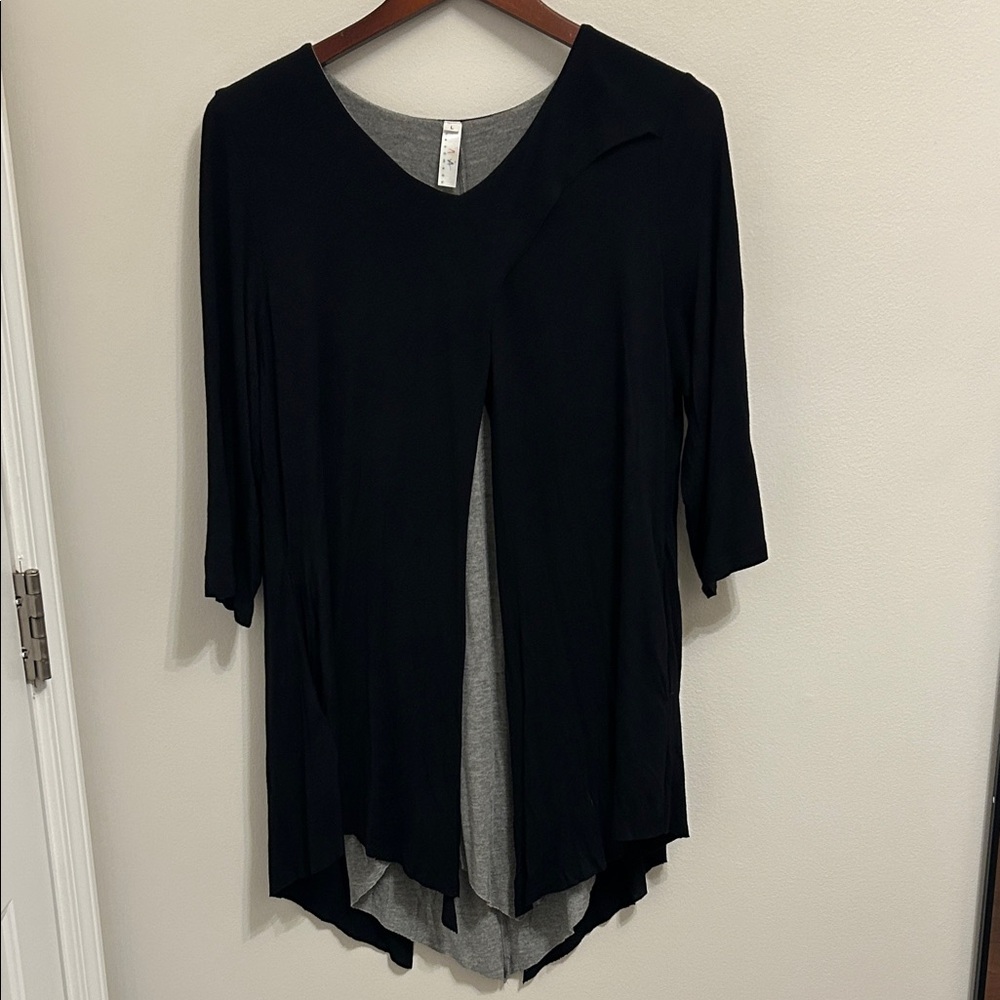 Aria Handmade Black Tunic Top